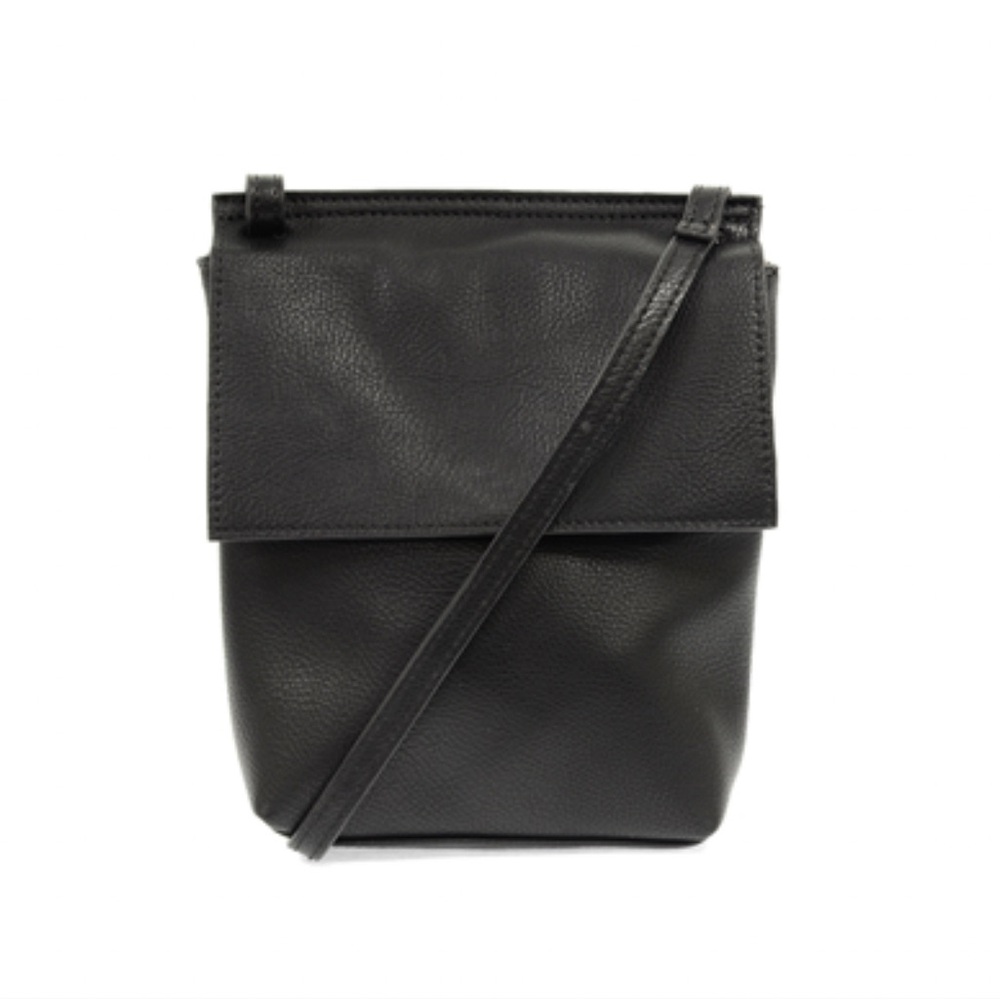 Joy Susan - Aimee Front Flap Crossbody Bag, Black Purse